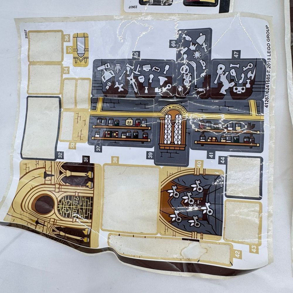 Harry Potter lego stickers 2018‎ some missing see pictures! - Picture 2 of 7